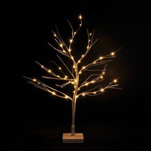 Solight LED zimný stromček, 50x LED, 60 cm, 3x AA vyobraziť
