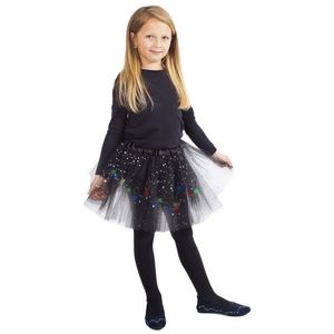 Rappa Detská sukňa Tutu svietiaca, čierna vyobraziť