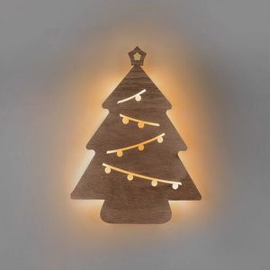 Solight LED nástenná dekorácia Vianočný stromček, 24x LED, 2x AA vyobraziť