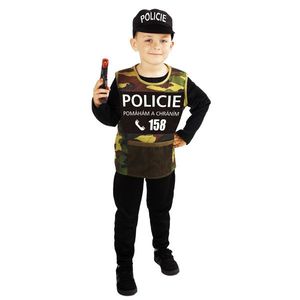Rappa Detský kostým Policie, veľ. S vyobraziť