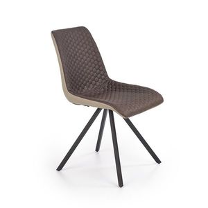 HALMAR K394 jedálenská stolička hnedá / béžová / čierna vyobraziť