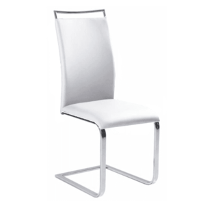 Jedálenská stolička, biela, BARNA NEW vyobraziť