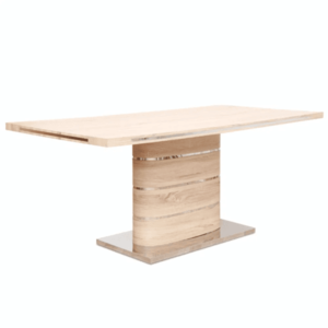 Jedálenský stôl, MDF, dub sonoma, 180x90 cm, AMAR vyobraziť