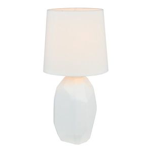 Keramická stolná lampa, biela, QENNY TYP 1 AT15556 vyobraziť