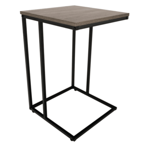Príručný stolík, dub/čierna, KALA vyobraziť