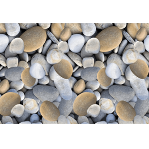Koberec, viacfarebný, vzor kamene, 80x120, BESS vyobraziť