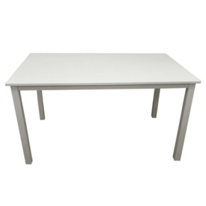 Jedálenský stôl, biela, 135x80 cm, ASTRO vyobraziť