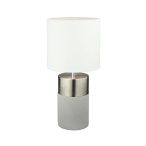 Stolná lampa, svetlosivá/biela, QENNY TYP 19 LT8371 vyobraziť