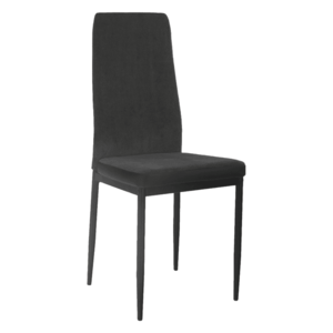 Jedálenská stolička, tmavosivá/čierna, ENRA vyobraziť
