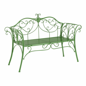 Záhradná lavička, zelená, ETELIA vyobraziť