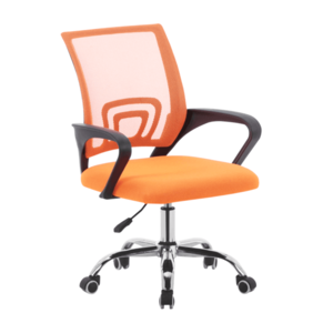 Kancelárska stolička, oranžová/čierna, DEX 2 NEW vyobraziť
