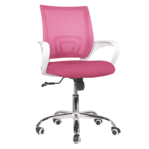 Kancelárske kreslo, ružová/biela, SANAZ TYP 2 vyobraziť