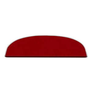 Červené nášľapy na schody v súprave 16 ks 20x65 cm Plain Color – Vitaus vyobraziť