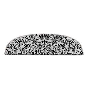 Čierno-biele nášľapy na schody v súprave 16 ks 20x65 cm Anatolian Lace – Vitaus vyobraziť