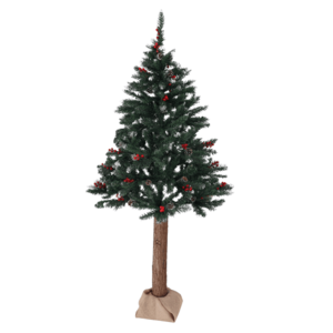 Vianočný stromček so šiškami na pníku, posnežený, 180 cm, PNIK TYP 2 vyobraziť
