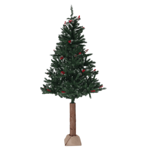 Vianočný stromček so šiškami na pníku, posnežený, 210 cm, PNIK TYP 3 vyobraziť