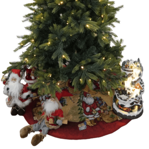 TEMPO-KONDELA GORGINA, podložka pod vianočný stromček, červená/béžová, 1 m vyobraziť