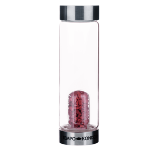 TEMPO-KONDELA CRYSTAL, sklenená fľaša s jaspisom, 500 ml vyobraziť