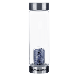 TEMPO-KONDELA CRYSTAL, sklenená fľaša s kyanitom, 500 ml vyobraziť