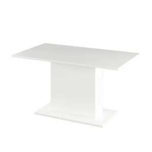 Jedálenský stôl, biela, 138x79 cm, OLYMPA vyobraziť