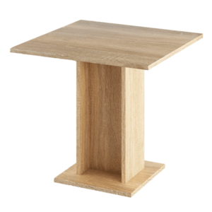Jedálenský stôl, dub sonoma, 79x79 cm, EUGO vyobraziť