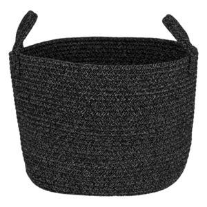 TEMPO-KONDELA TIAGON, pletený kôš, čierna, 30x26 cm vyobraziť