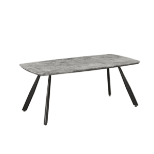 Jedálenský stôl, betón/čierna, 180x90 cm, ADELON vyobraziť
