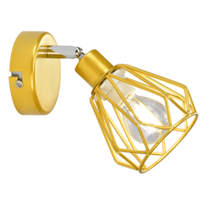 Nástenná lampa, zlatá/kov, OKIRA TYP 2 vyobraziť