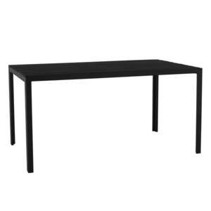 Záhradný stôl, 150 cm, čierna, ABELO vyobraziť