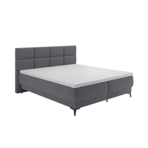 Boxspringová posteľ, 160x200, sivá, OPTIMA B vyobraziť