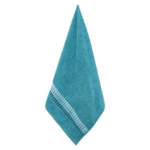Modrý bavlnený uterák 50x100 cm Darwin – My House vyobraziť