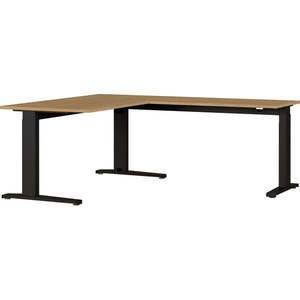 Pracovný stôl s doskou v dubovom dekore 193x160 cm Agenda - Germania vyobraziť