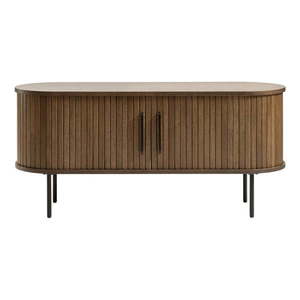 Hnedý TV stolík v dekore duba 120x56 cm Nola – Unique Furniture vyobraziť
