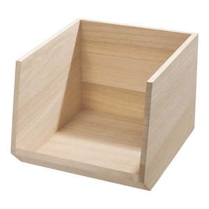 Úložný box z dreva paulownia iDesign Eco Open, 25, 4 x 29 cm vyobraziť