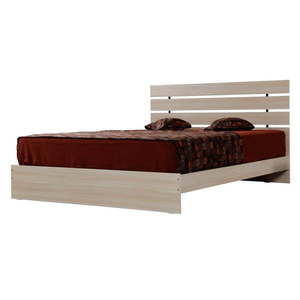 Dvojlôžková posteľ v prírodnej farbe 160x200 cm Fuga – Kalune Design vyobraziť