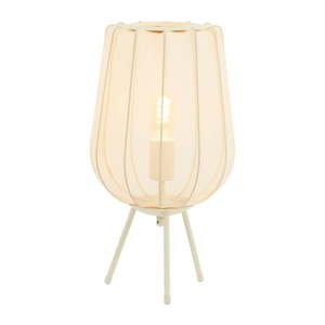 Krémová stolová lampa (výška 45 cm) Plumeria - Light & Living vyobraziť