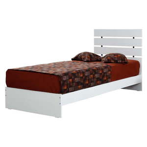 Biela jednolôžková posteľ 120x200 cm Fuga – Kalune Design vyobraziť