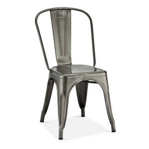 Svetlosivé kovové jedálenské stoličky v súprave 2 ks Korona – Furnhouse vyobraziť