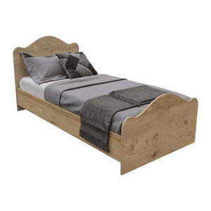 Jednolôžková posteľ v prírodnej farbe 90x190 cm Lefkas – Kalune Design vyobraziť