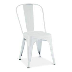 Biele kovové jedálenské stoličky v súprave 2 ks Korona – Furnhouse vyobraziť