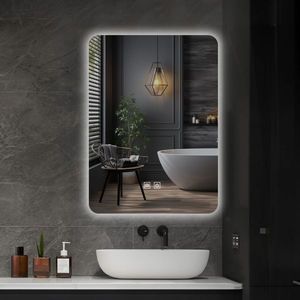 IREDA Kúpeľňové zrkadlo s LED osvetlením, 70 x 50 cm vyobraziť