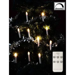 Nexos 90844 Vianočné sviečky na stromček - teplá biela, bezdrôtové, 10 ks vyobraziť