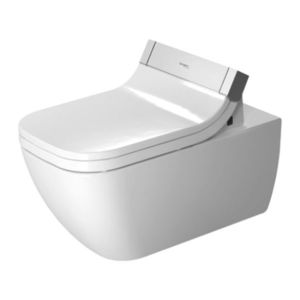 Duravit Happy D.2 - Závesné WC Rimless® pre SensoWash® 620x365 mm, biela 2550590000 vyobraziť