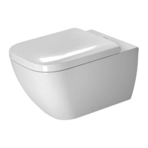 Duravit Happy D.2 - Závesné WC Rimless®, Hygiene Glaze, 540x365 mm, biela 2222092000 vyobraziť