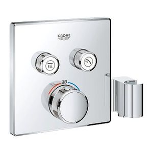 GROHE Grohtherm Smart Control - Termostat pod omietku pre dva spotrebiče s integrovaným držiakom sprchy, chróm 29125000 vyobraziť