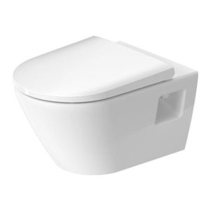 Duravit D-Neo - Závesné WC Rimless®, 540x370 mm, biela 2578090000 vyobraziť
