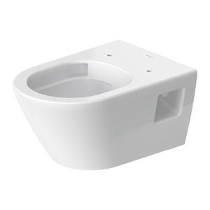 Duravit D-Neo - Závesné WC Duravit Rimless® s HygieneGlaze 540x370 mm, biela 2578092000 vyobraziť