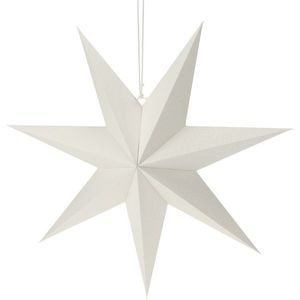 Vianočná papierová dekorácia White star, 60 x 60 x 1, 5 cm vyobraziť