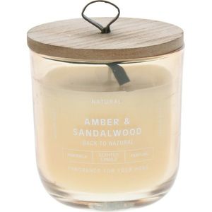 Svíčka ve skle Back to natural, Amber & Sandalwood, 250 g vyobraziť