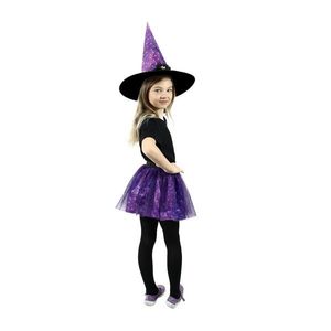 Rappa Detský kostým Čarodejnícka Tutu sukňa s klobúkom vyobraziť